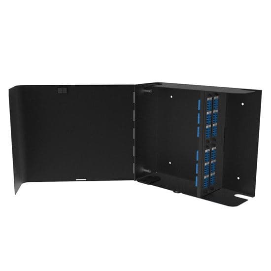 Dynamix DYNAMIX Unloaded Wall Mount Fibre Enclosure with 4x MPO Slots. FW4MP3