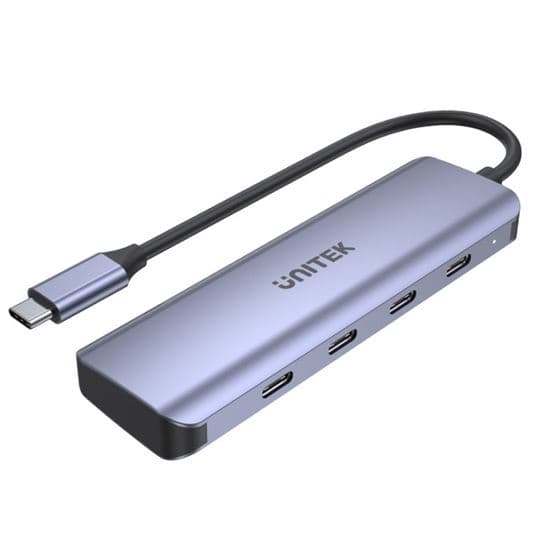 Unitek UNITEK 4-in-1 Multi Port Hub with USB-C Connector. Includes 4 x USB-C H1107K