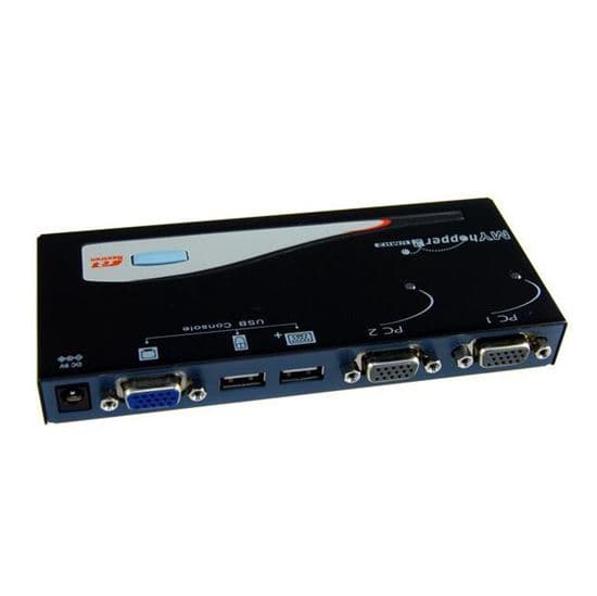 Rextron REXTRON 2-Port USB-A KVM Switch. Share 1x USB k/b/USB Mouse/Video KUMH2