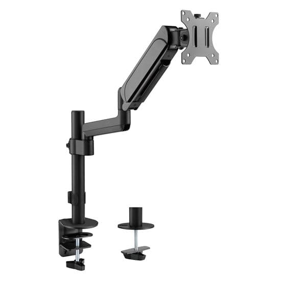 Brateck BRATECK 17"-32" Pole-Mounted Gas Spring Single Monitor Desk Mount LDT48-C012