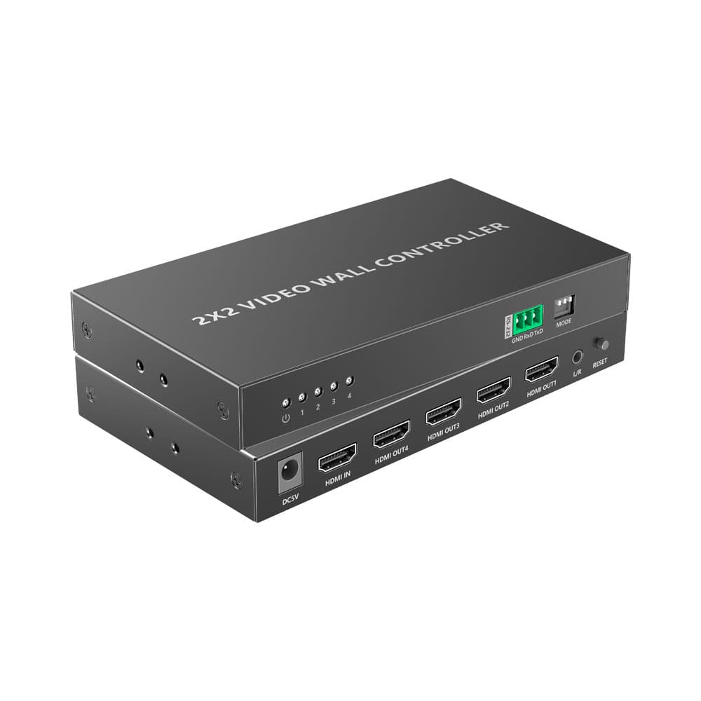 lenkeng LENKENG 2x2 HDMI Videowall Controller with 1x HDMI In & 4x LKV104VW