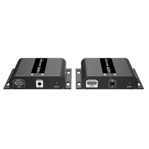 Lenkeng 4K2K HDMI POE Extender Over IP CAT5e/6 Network Cable. Transmitter & Receiver. LKV683POE-4-0