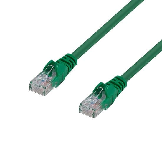 Dynamix DYNAMIX 5m Cat6 Green UTP Patch Lead (T568A Specification) 250MHz PLG-C6A-5