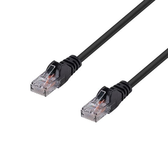 Dynamix DYNAMIX 20m Cat6 Black UTP Patch Lead (T568A Specification) 250MHz PLK-C6A-20