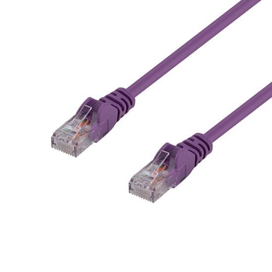 Dynamix DYNAMIX 5m Cat6 Purple UTP Patch Lead (T568A Specification) 250MHz PLP-C6A-5