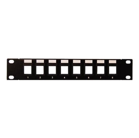 Dynamix DYNAMIX 10' 8 Port Unloaded Keystone Jack Patch Panel for 10' PP10-UKS-8