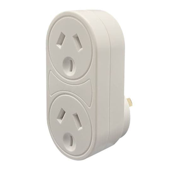 Jackson JACKSON Vertical Double Adaptor with 4,500A Surge Protection. PT6400