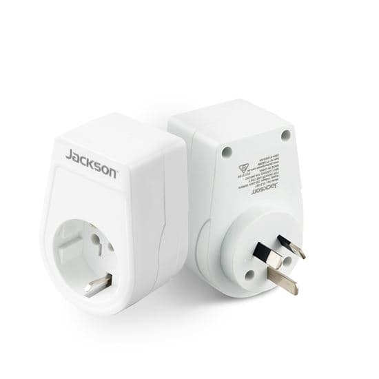 Jackson JACKSON Slim Inbound Travel Adaptor for use in NZ/AUS. PTA929M