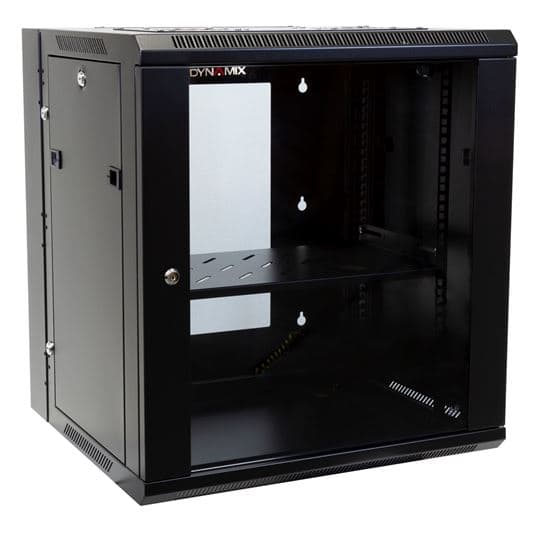 Dynamix DYNAMIX 12RU Universal Swing Wall Mount Cabinet. Removable Rackmount RSFDS12