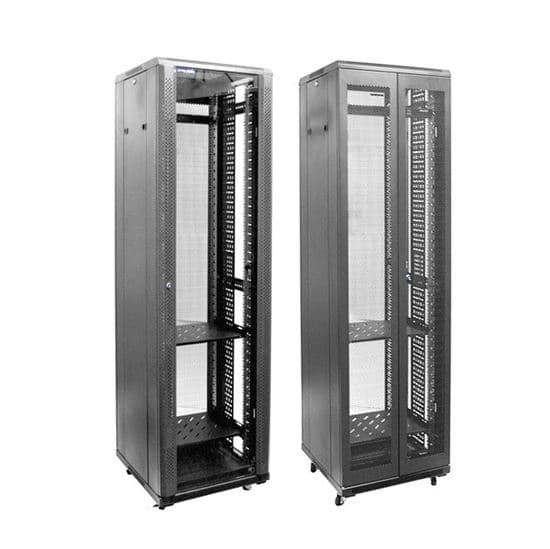 Dynamix DYNAMIX 42RU Server Cabinet 600mm Deep, Front Glass Door, Rear Mesh RSME4266