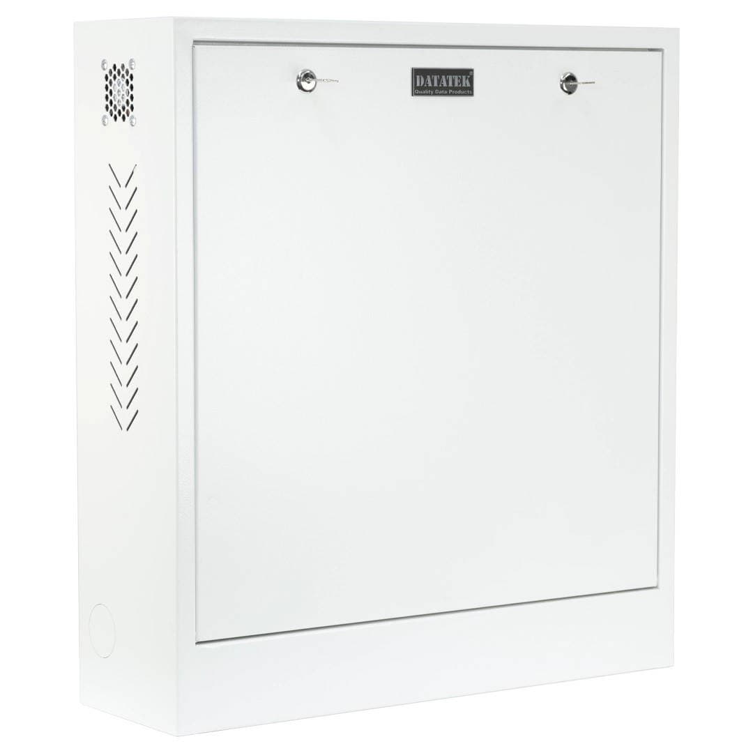 DATATEK DATATEK Dual Lock Security Cabinet with 5 Outlet PDU & 2x Cooling Fans SECCAB