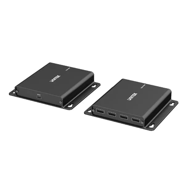 UNITEK 4-Port USB-A 2.0 Extender Over Ethernet. Up To 150M. USB-C Input (Host). U1222A