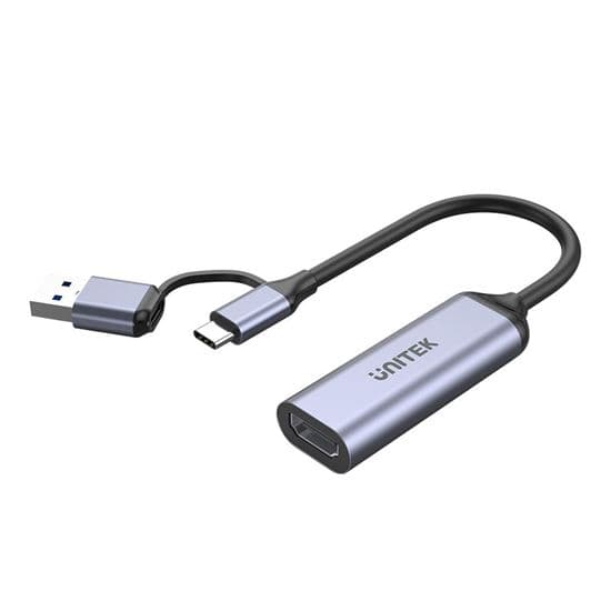 Unitek UNITEK HDMI to USB-C/A Video Capture Card. 60FPS for Streaming, V1167A