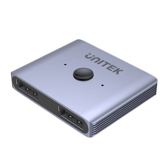 Unitek UNITEK 8K DisplayPort 1.4 Bi- DirectioSwitch with 2-In-1-Out or V1609A