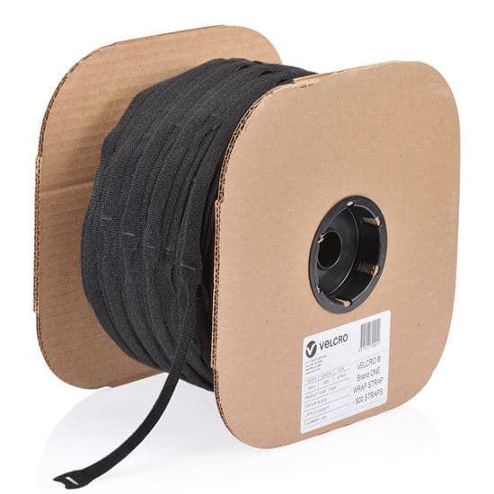 Velcro VELCRO One-Wrap 19mm x 200mm Pre-sized Ties. 900 Ties per Roll. VEL170091