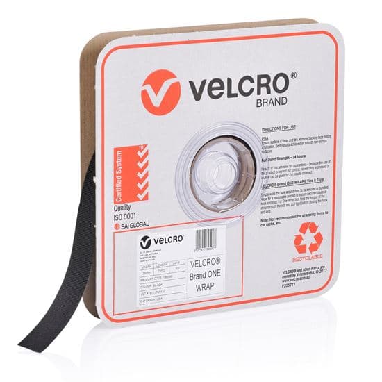 Velcro VELCRO One-Wrap 25mm Continuous 22.8m Roll. Custom Cut to Length. VEL189590
