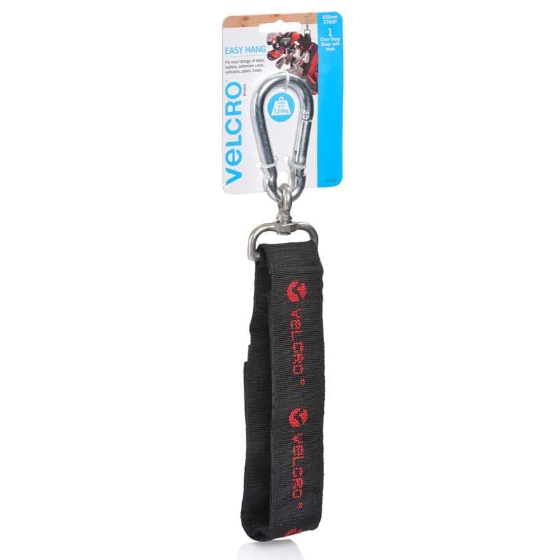 Velcro VELCRO Easy Hang 830mm Strap with Hook. Store and Hold up to 120Kgs. VEL21128