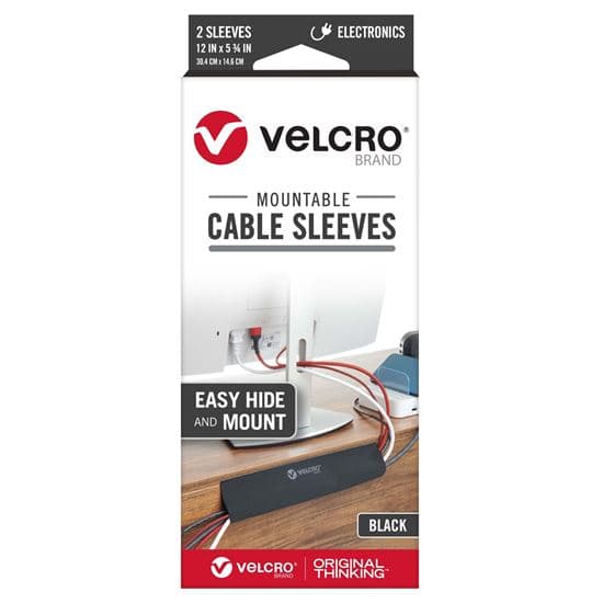 Velcro VELCRO Mountable Cable Sleeves. Mount Electrical Cords out of Sight VEL30797