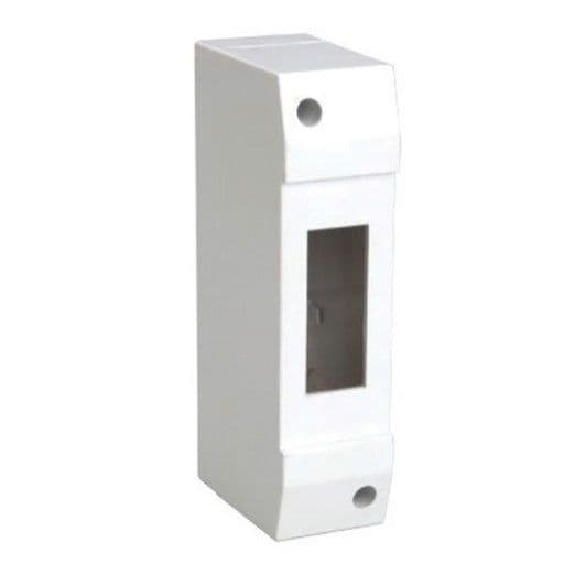 Tradesave TRADESAVE Surface Mounted DIN Rail Enclosure, 1 pole, Moulded base TSDRE1S