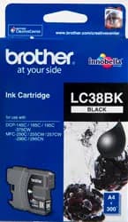 Brother LC38BK Ink Cartridge Black 300-page 332706