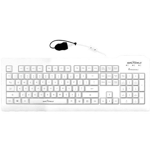Seal Shield Seal Touch Waterproof Keyboard White 378411
