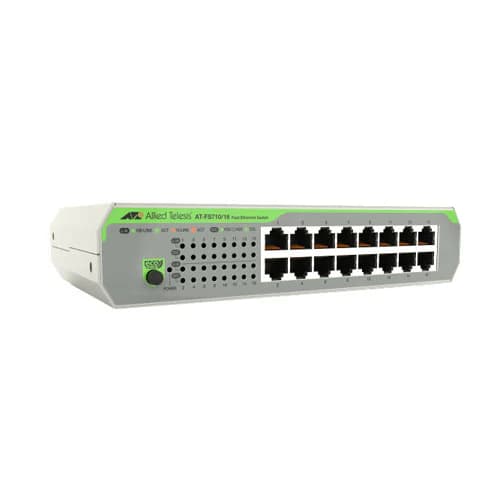 Allied Telesis AT-FS710/16-40 Layer 2 Switch Unmanaged- 16 x 10/100TX 393312