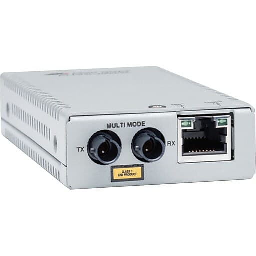 Allied Telesis AT-MMC2000/SC-960 10/100/1000T to 1000SX/SC MM Media & Rate Converter- Multi-region PSU- TAA (Federal) 393846