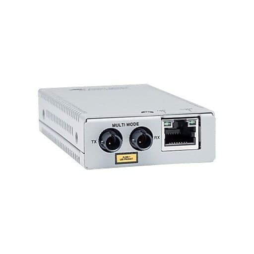 Allied Telesis AT-MMC2000/ST-960 10/100/1000T to 1000SX/ST MM Media & Rate Converter- Multi-region PSU- TAA (Federal) 393854