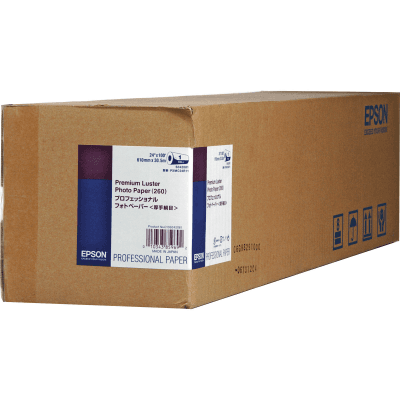 Epson Premium Photo Lusture 610mm X 30.5m 260gsm Paper Roll 413321