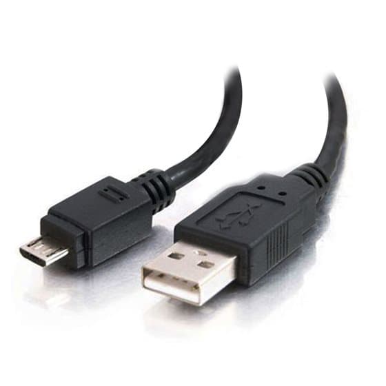 Alogic 2m USB 2.0 Type A Male to USB 2.0 Type B Micro Male Cable - Black 474364