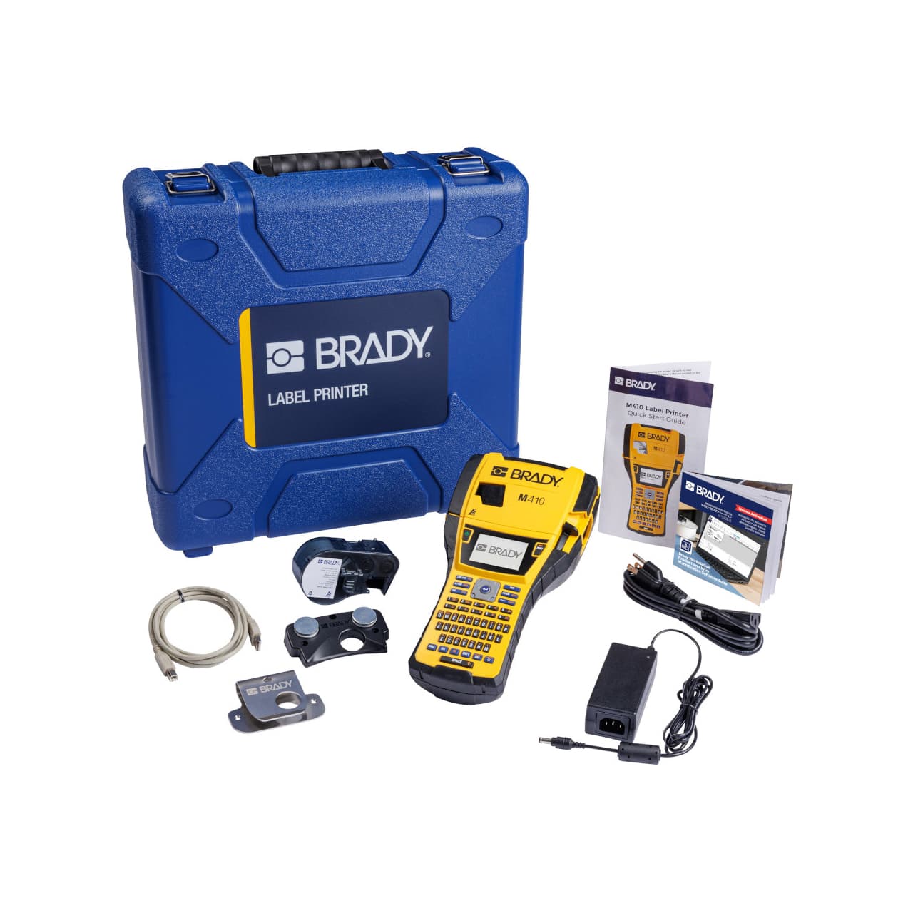 Brady M410 Handheld Label Printer with Product/Wire ID Software and Accessories Kit 491944
