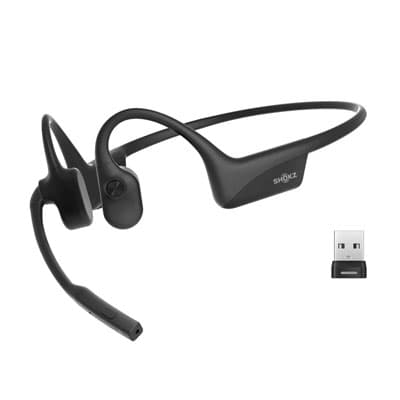 Shokz OpenComm2 UC (2025 Upgrade) Wireless Stereo Business Headset - Black 507791