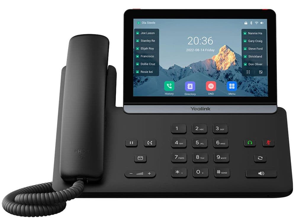 Yealink SIP-T87W IP Phone 7"" Colour Touchscreen 16-Line PoE 510565
