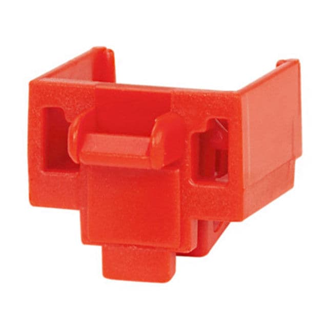 Panduit RJ45 Blockout Device 100 Pack with Key - Red 511740