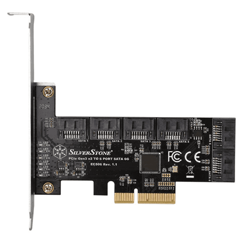 SilverStone Silverstone ECS06 SATA III PCI Express card 6-port AC813