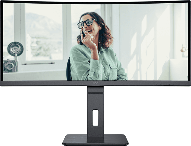 AOC AOC CU34P3CV 34" Curved 3440x1440 4ms HDMI DP USB 100Hz Monitor AOC127