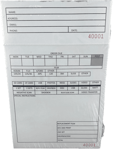 Unspecified Work Order Pad (Box 500) APS1322