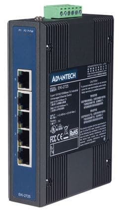 Advantech Advantech EKI-2725-CE 5-Port Unmanaged GbE Ethernet Switch AQ7035