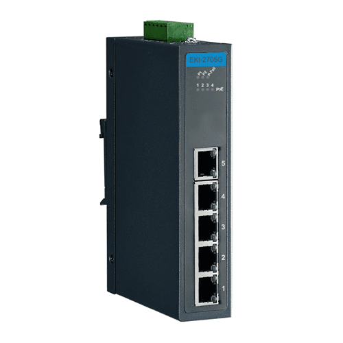 Advantech Advantech EKI-2705G-1GPI-A 4 Port PoE 24-48VDC Switch AQ7047