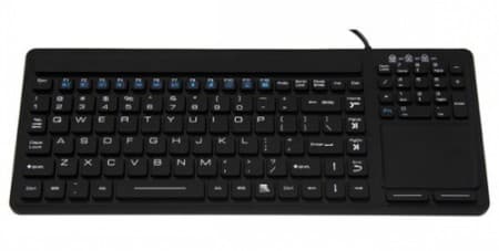 Inputel Inputel SK308 Silicone Keyboard + Trackpad IP68 - USB AS1817
