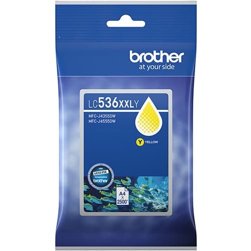 Brother Brother LC536XXLY Yellow Ink Cartridge LC536XXLY