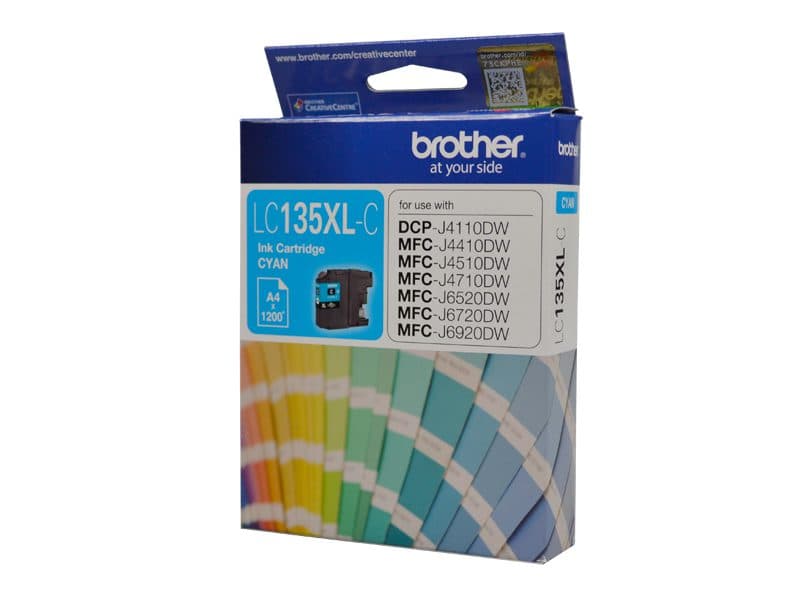 Brother Brother LC135XLC Cyan High Yield Ink Cartridge LC135XLC