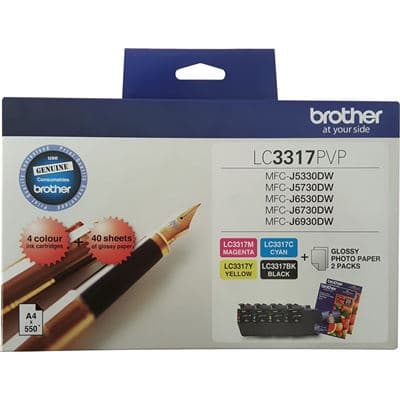 Brother Brother LC3317PVP Ink Cartridge Photo Value Pack LC3317PVP