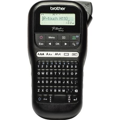 Brother Brother PTH110BK Durable P-Touch Black Label Printer $20 Cashback PTH110BK