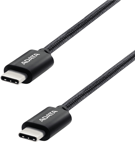 Adata ADATA USB Type-C (M) to USB Type-C (M) Cable 1m 480Mbps 100W CA8382