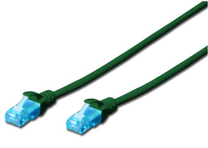 Digitus Digitus UTP CAT5e Patch Lead - 1M Green CA9514G