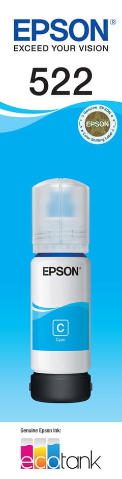 Epson Epson T522 Cyan Ink Bottle C13T00M292