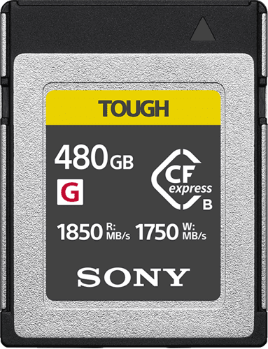 Sony Sony CEBG480T Tough CFexpress Type B 480GB Memory Card FC163-G480