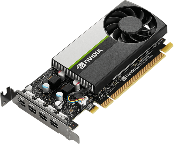Pny Nvidia Quadro T600E 4GB PCIE Graphics Card 4*miniDP Low Profile GRQ049E