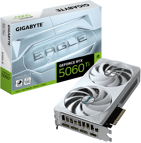 Gigabyte Gigabyte GV-N506TEAGLEOC ICE-16GD RTX5060TI 16GB PCIE Graphics Card GVN5062